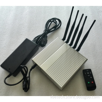 5 Bands 3G 4G Phone Jammer Lojack Jammer GPS Jammer WiFi Jammer